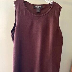 Brown Tank Top from August Silk